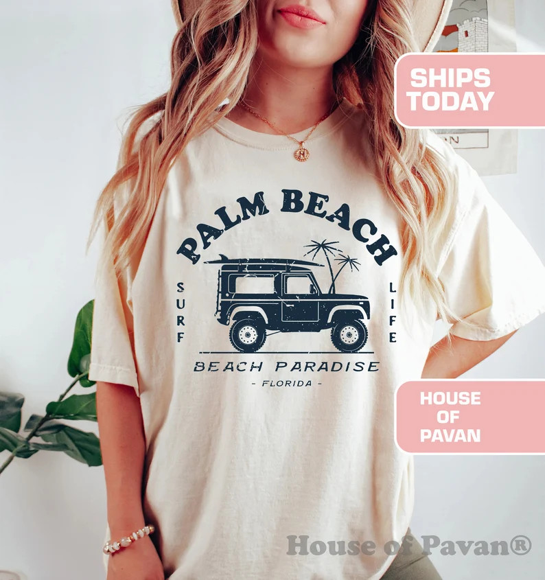 Vintage Retro Florida Shirt, Vintage Inspired T-shirts, Florida Graphic Tee, Retro Tee Shirt, Com... | Etsy (US)