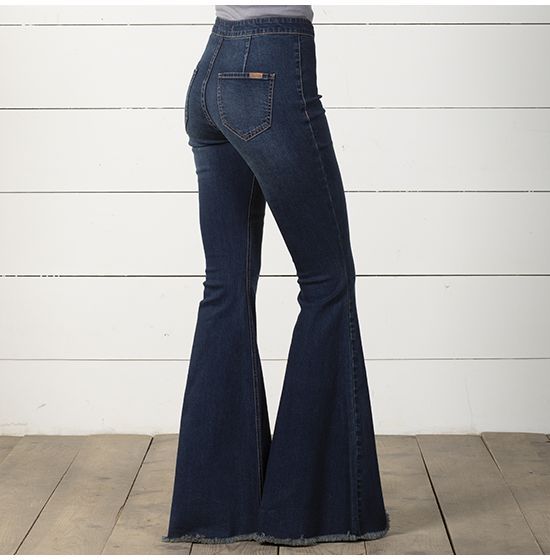 Rock & Roll Denim High-Rise Button Bargain Bell Jeans | Rod's Western Palace/ Country Grace