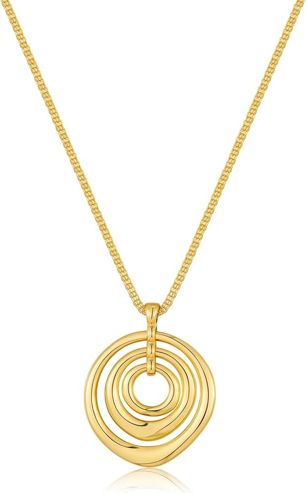 CLASSYZINT Gold Choker Necklace For Women Sun Heart Flower Charms Pendant Necklace Chunky Gold St... | Amazon (US)