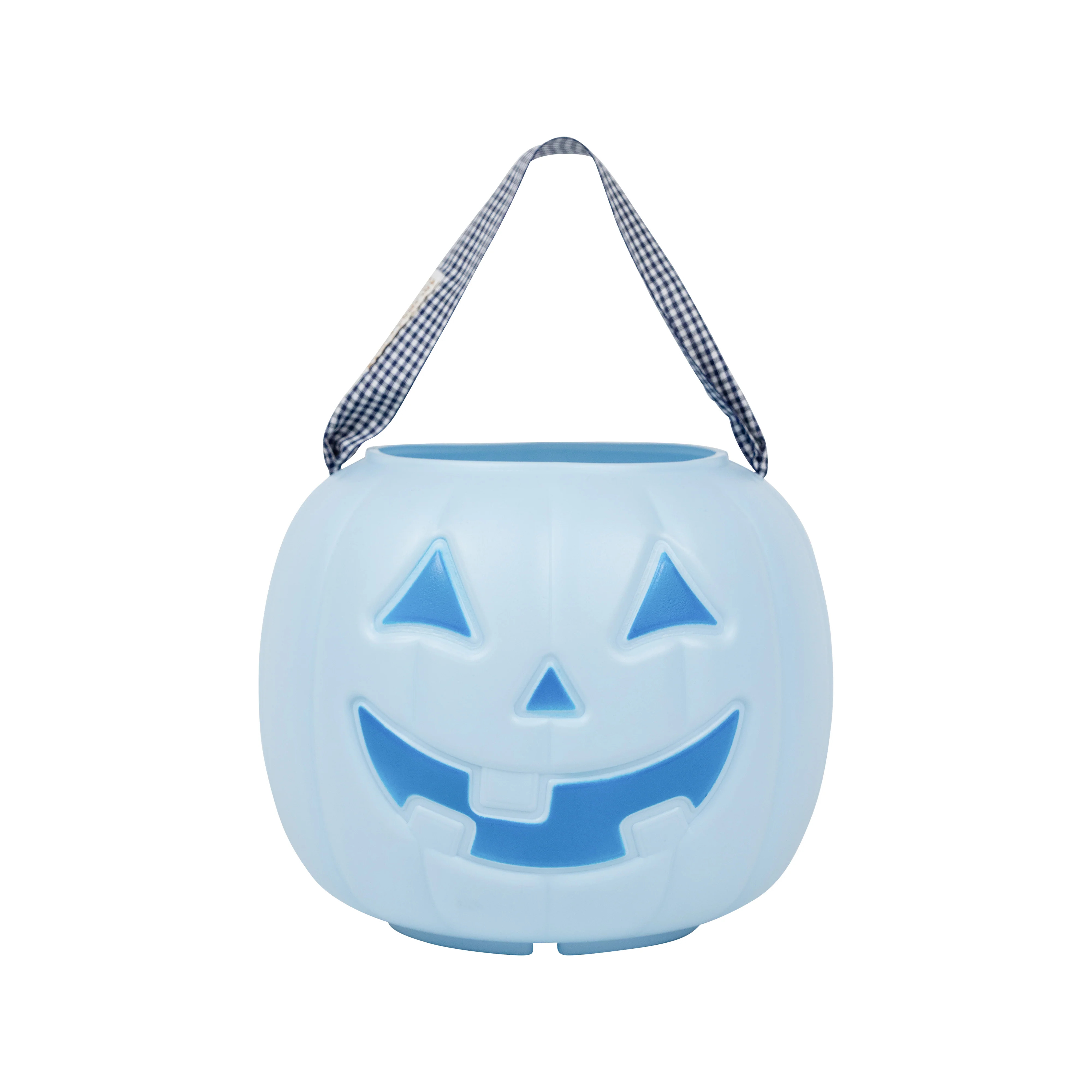 Sir Proper's Pumpkin Pail - Buckhead Blue with Barbados Blue & Nantucket Navy Gingham | The Beaufort Bonnet Company