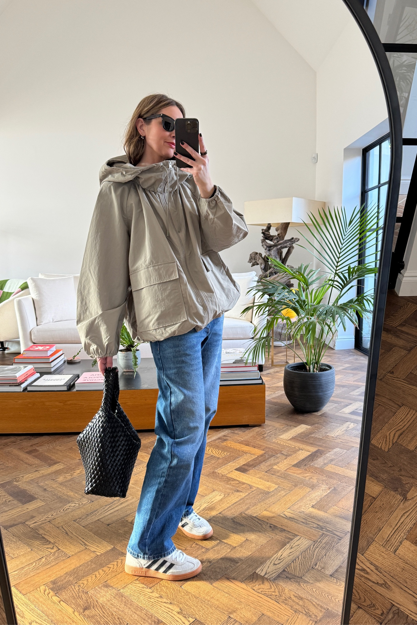 Cos hooded Parker jacket + jeans + spezials (in wearing a Size M) 

#LTKeurope #LTKstyletip #LTKuk