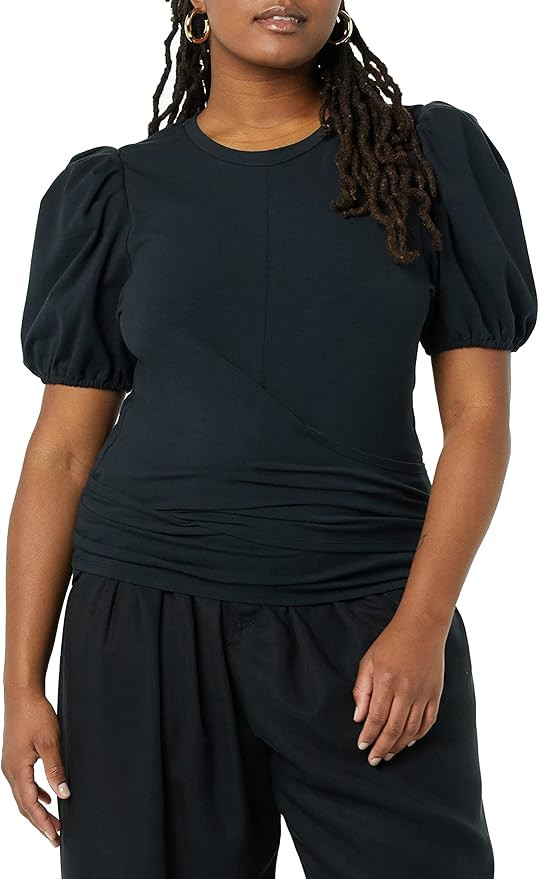TEREA Women's Violette Puff Sleeve Wrap Top | Amazon (US)