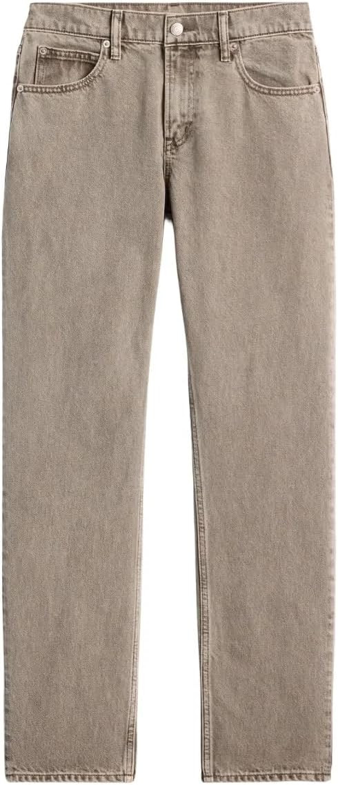 GAP Women's Mid Rise Straight Taper Jeans | Amazon (US)