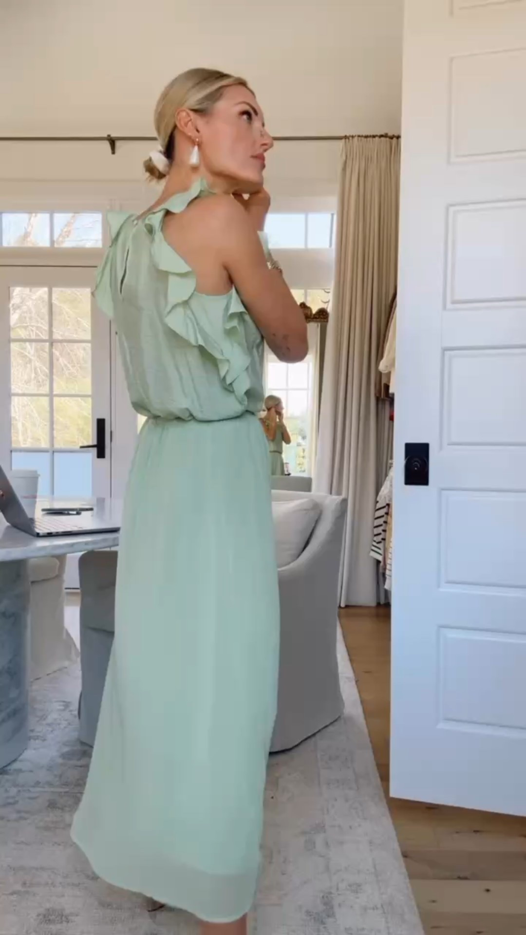 The color of this dress is perfect for spring 😍 can’t believe it’s a Target find! Wearing an XS. 

Loverly Grey, green dress, green matching set, spring dress, Target find, summer dress 

#LTKStyleTip #LTKSeasonal #LTKFindsUnder50