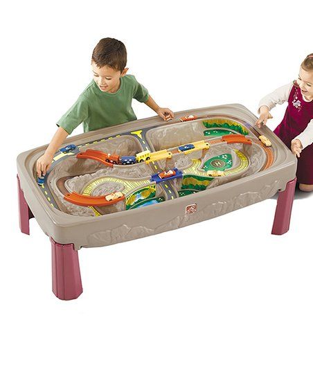 Deluxe Canyon Road Train & Track Table | Zulily