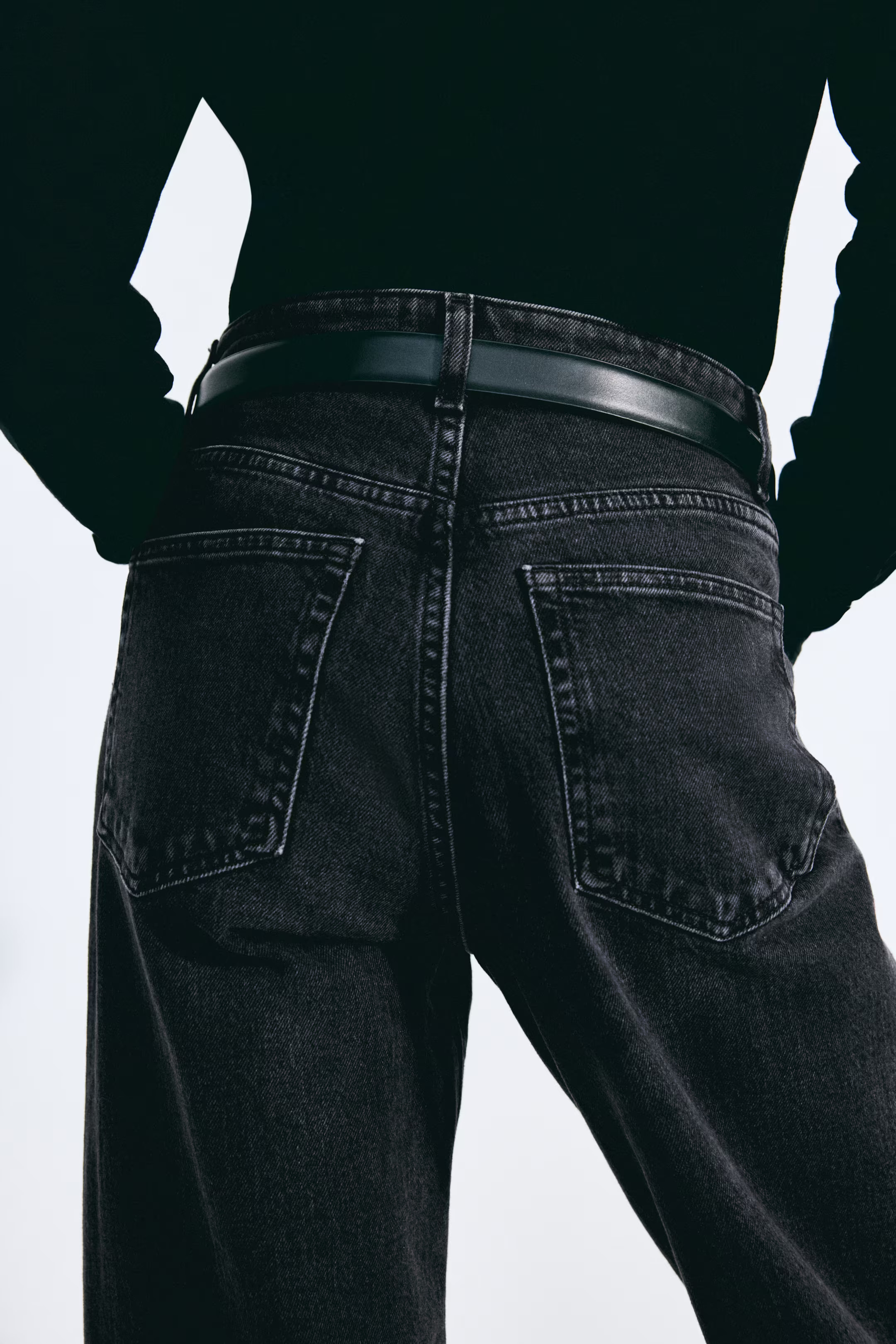 Wide High Jeans - Dark denim blue - Ladies | H&M US | H&M (US + CA)