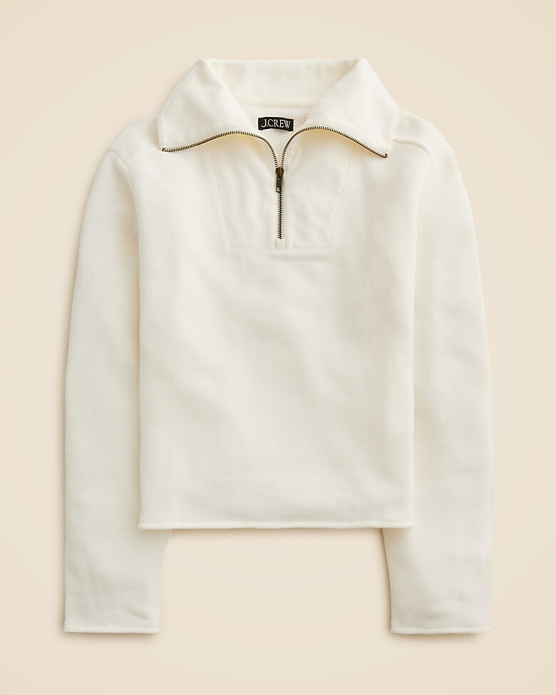 Heritage terry quarter-zip sweatshirt | J. Crew US