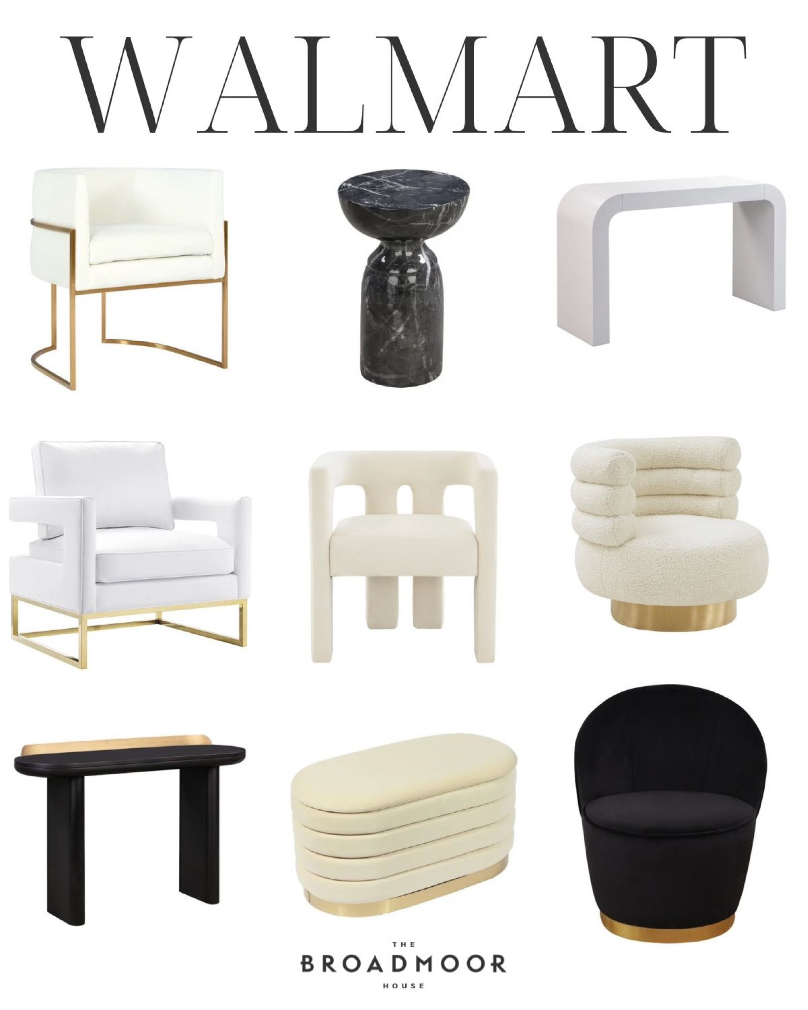 Walmart home, affordable furniture, modern home, modern furniture, Walmart furniture, console table, accent chairs, living room seating, desk, side table, ottoman, end table, Walmart finds

#LTKstyletip #LTKhome #LTKFind