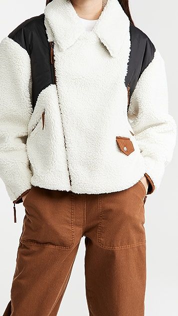Fleece Mix Jacket | Shopbop