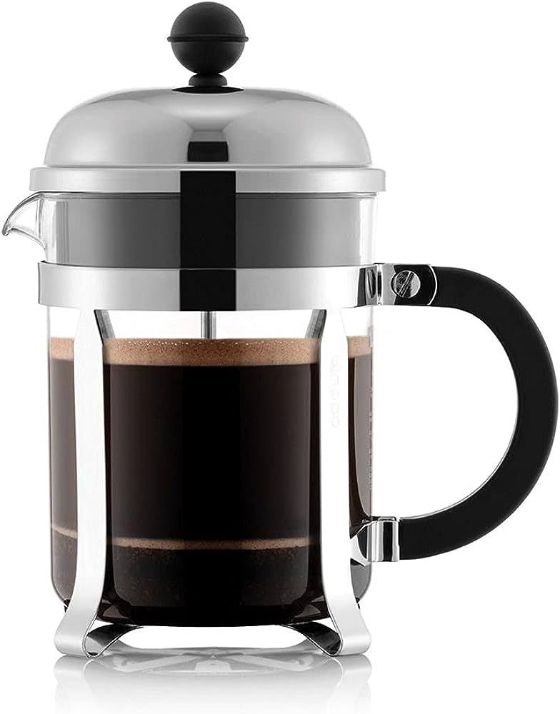 Bodum Chambord French Press Coffee Maker, 17 Ounce, .5 Liter, Chrome | Amazon (US)