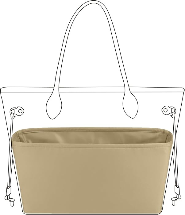DGAZ Purse Organizer Insert Fits Neverfull-Mini/PM/MM/GM Bags，Silk Bag Organizer，Luxury Handb... | Amazon (US)