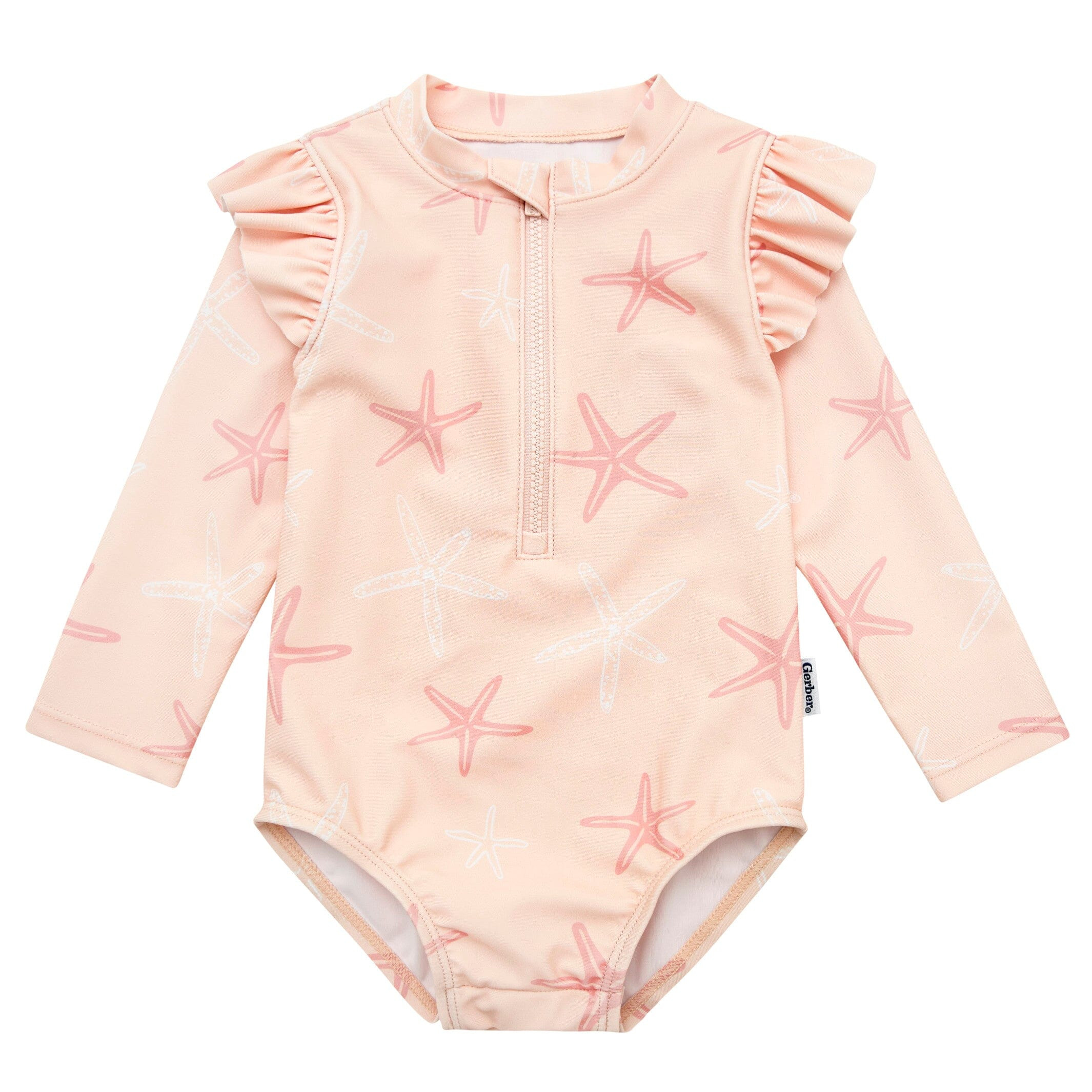 Baby Girls UPF 50+ Starfish Rash Guard | Gerber Childrenswear