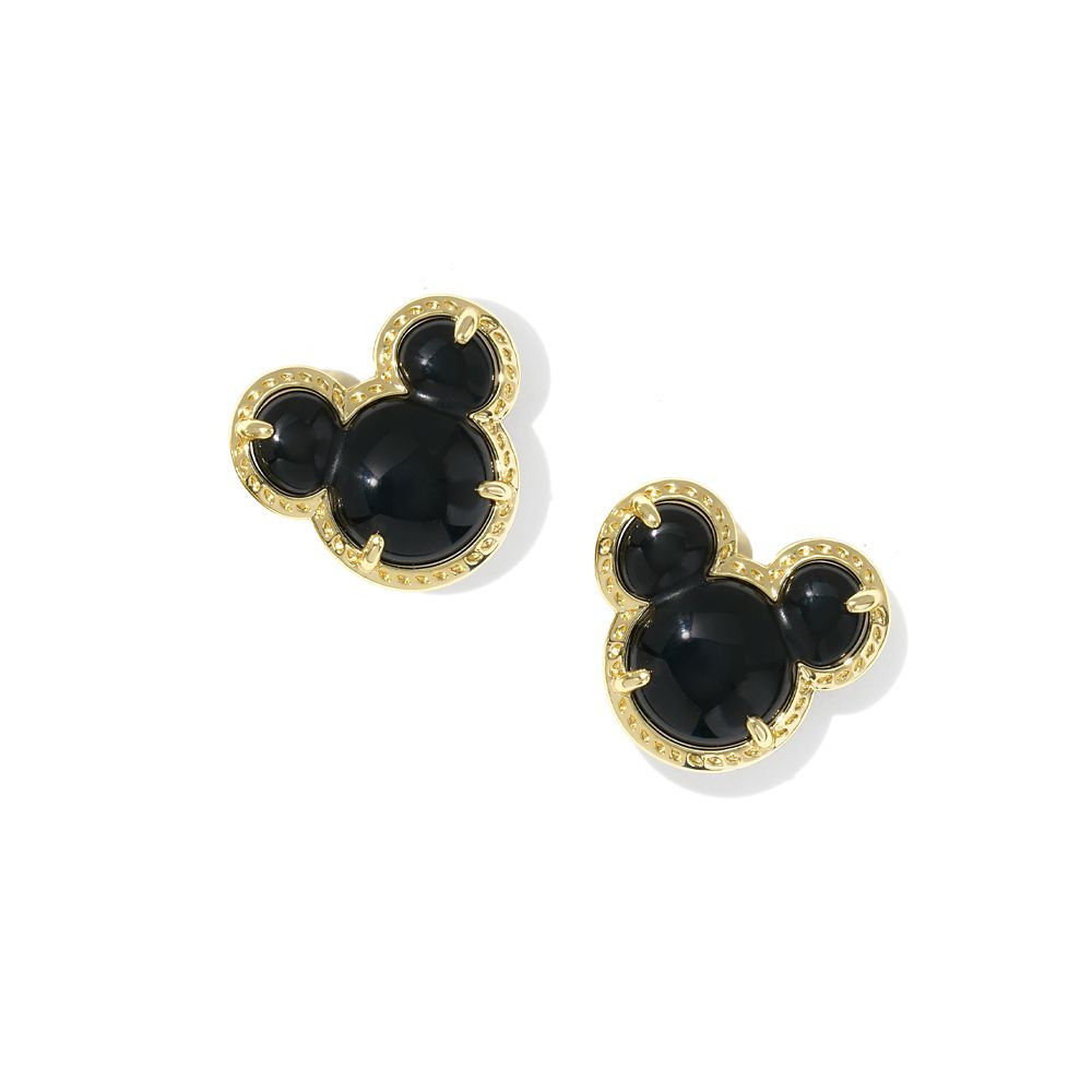 Mickey Mouse Icon Curved Stone Stud Earrings by Kendra Scott | Disney Store