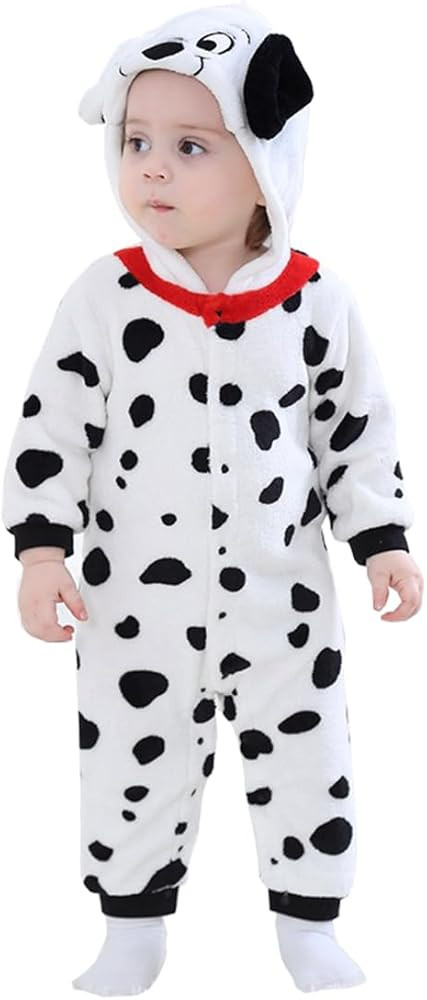 CuteOn Toddler Halloween Costume Onesie Cosplay Romper Christmas Infants Baby Costume Dalmatian 3... | Amazon (US)