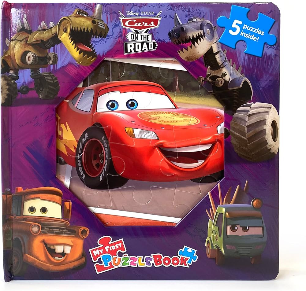 Disney / Pixar Cars on the Road My First Puzzle Book - Jigsaw Puzzles for kids, 10-page board boo... | Amazon (US)