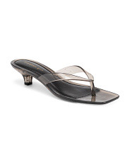 Helen Kitten Heeled Thong Toe Sandals | Marshalls
