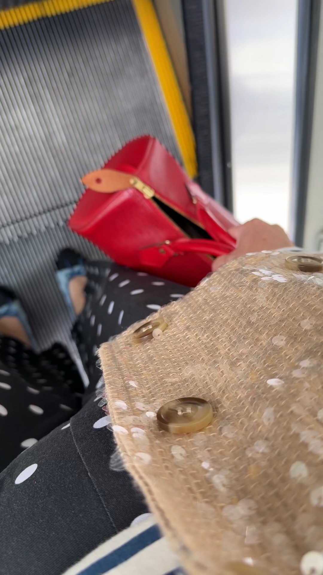 This sequin jacket is sold out everywhere else, but found it here. It runs generous- I’m wearing the small  Also found my vintage LV red bag. ❤️

#LTKOver40