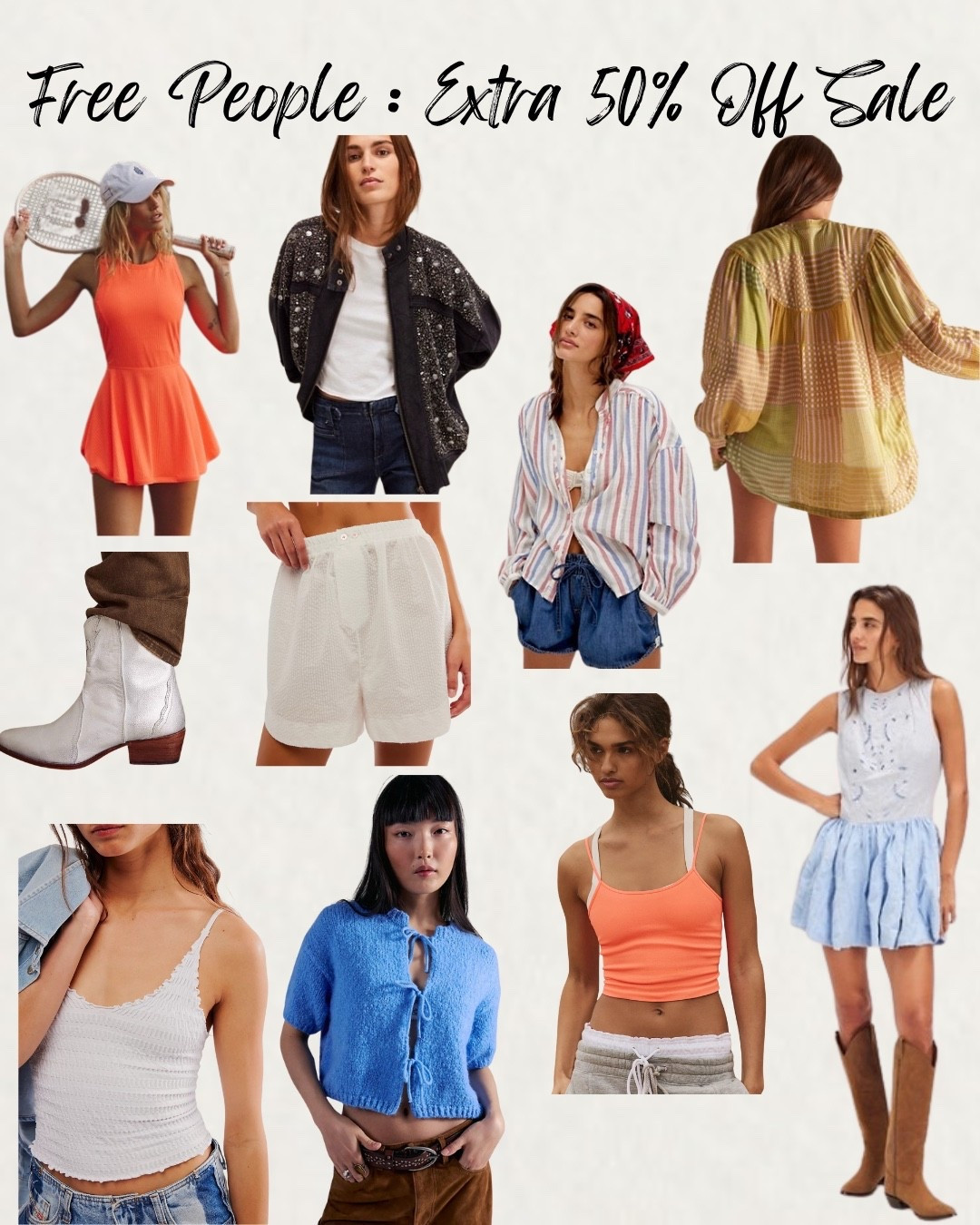 Free People Extra 50% Off Sale / Free People Sale / End Of Year Sale 

#LTKSaleAlert #LTKFindsUnder100 #LTKFindsUnder50