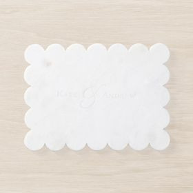 Scalloped Marble Cheese Board | Mark and Graham
