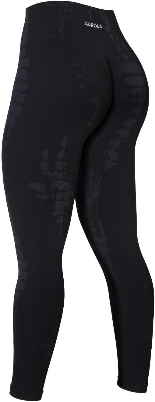 AUROLA Serpent Snake Seamless Scrunch Workout Leggings for Women,Girls Squat Proof Ribbed Thick A... | Amazon (US)