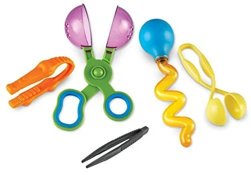 Set of 5 Handy Scoopers Tongs and Tweezers for Children - Fine Motor Tools, Occupational Therapy,... | Walmart (US)