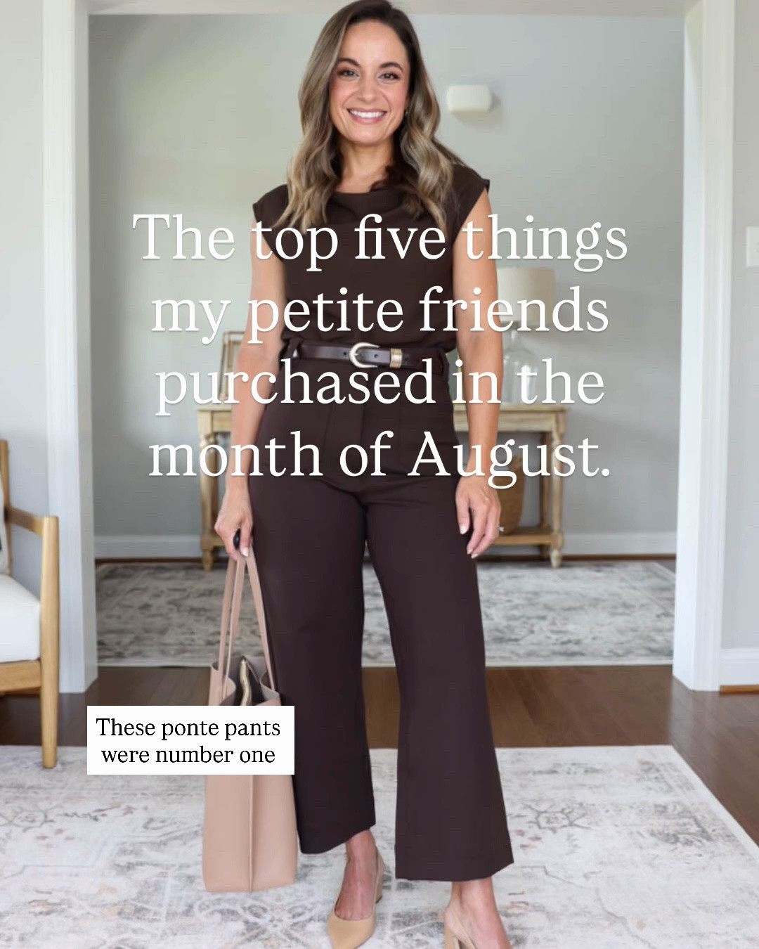 The top five things my petite friends purchased in the month of August! 

1. cropped wide leg ponte pants from Quince: 0 short 11” rise 24” inseam 

2. LOFT versa crepe drape palazzo pants: petite 00 11.5” rise, 27.5” inseam 

3. Target boho dress: xs 

4. Abercrombie 90s relaxed jeans: 25 extra short in medium wash 10.5” rise 27.5” inseam 

5. Madewell Perfect Vintage Wide Leg: petite 24 10 3/8” rise 28” inseam

#LTKPetite