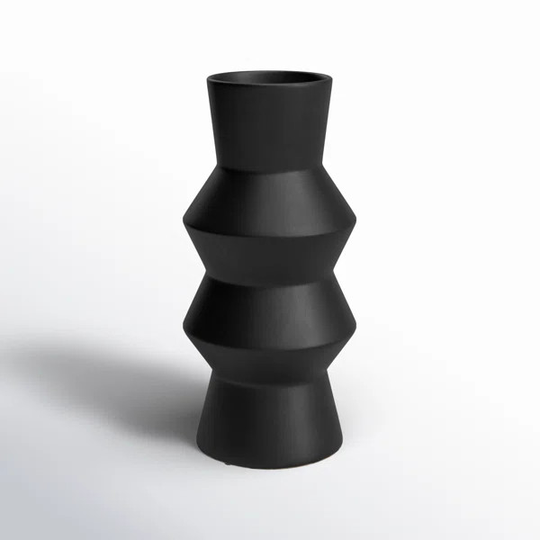 Keya Ceramic Table Vase - Abstract Decorative Table Accent for Home or Office, Contemporary Indoo... | Wayfair North America