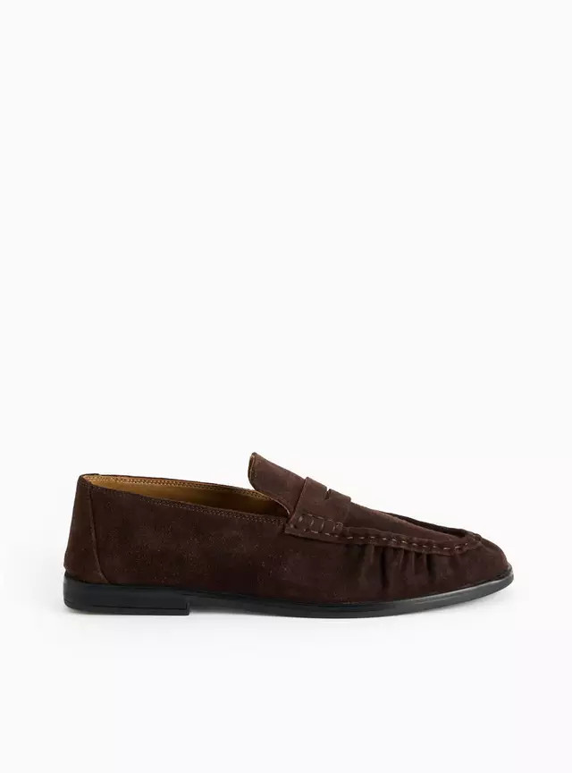 Dark Brown Suede Loafers  5 | Tu Clothing