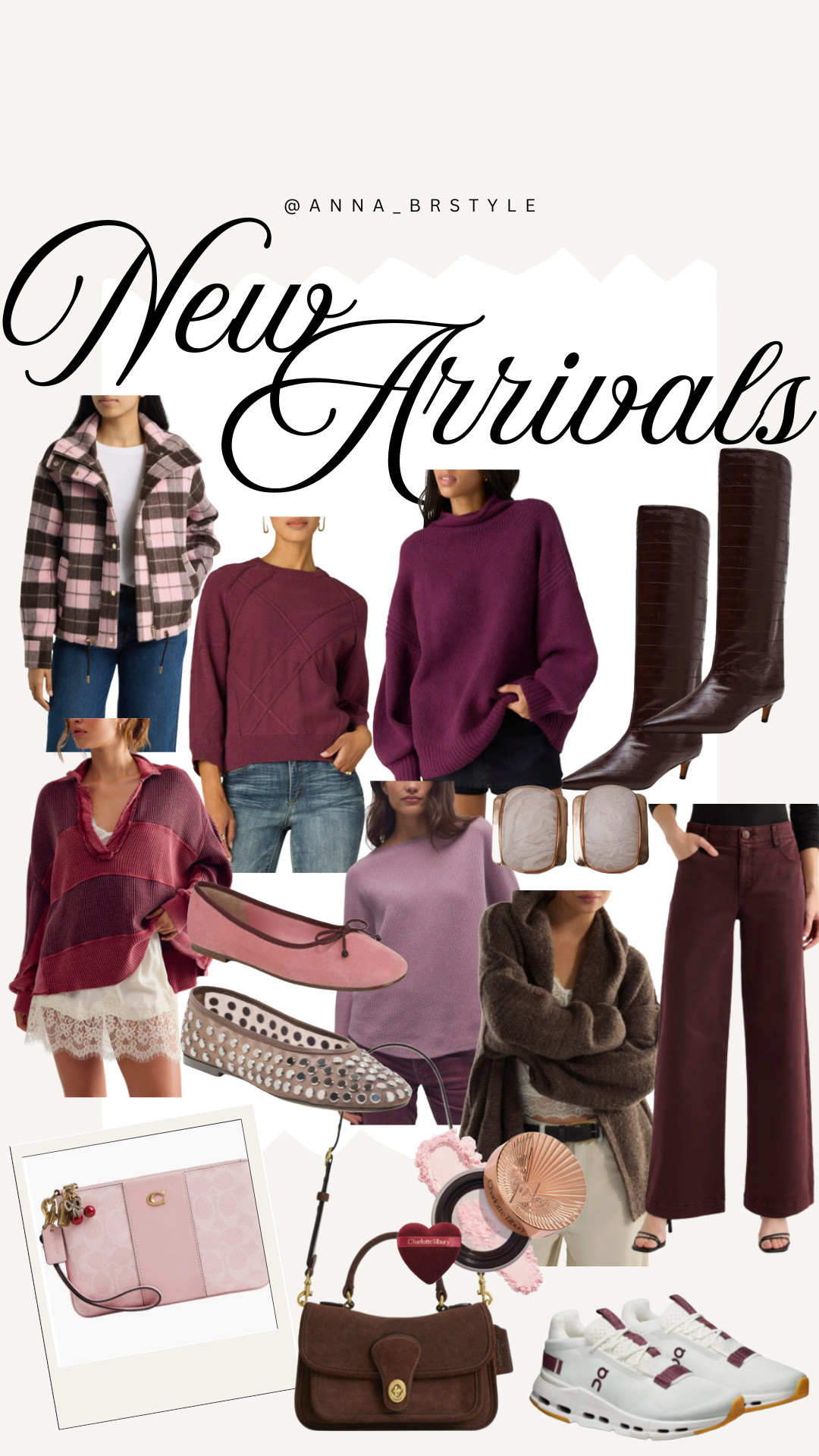 Fresh fall arrivals in gorgeous burgundy, berry pink, and rich chocolate brown! Discover cozy sweaters, stylish jackets, fall boots, ballet flats, and must-have accessories for your autumn wardrobe.

new fall arrivals, fall fashion finds, burgundy fall outfits, cozy fall sweaters, chocolate brown boots, fall wardrobe essentials, autumn fashion trends, pink ballet flats, fall outfit ideas, fall accessories 

 #LTKOver40