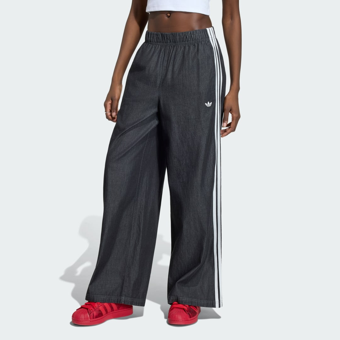 ADIDAS ORIGINALS SUMMER GLOW DENIM WIDE LEG PANTS | adidas (US)