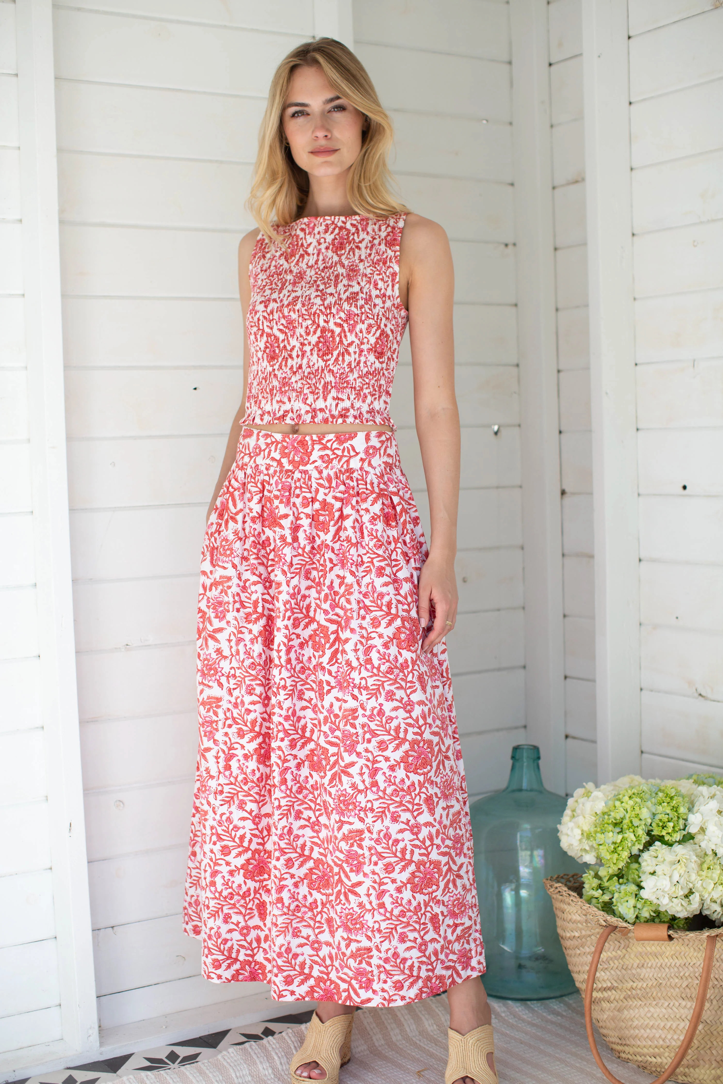 Charlotte Skirt - Poppy Blossom | Marea