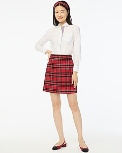 Tartan A-line skirt | J.Crew Factory