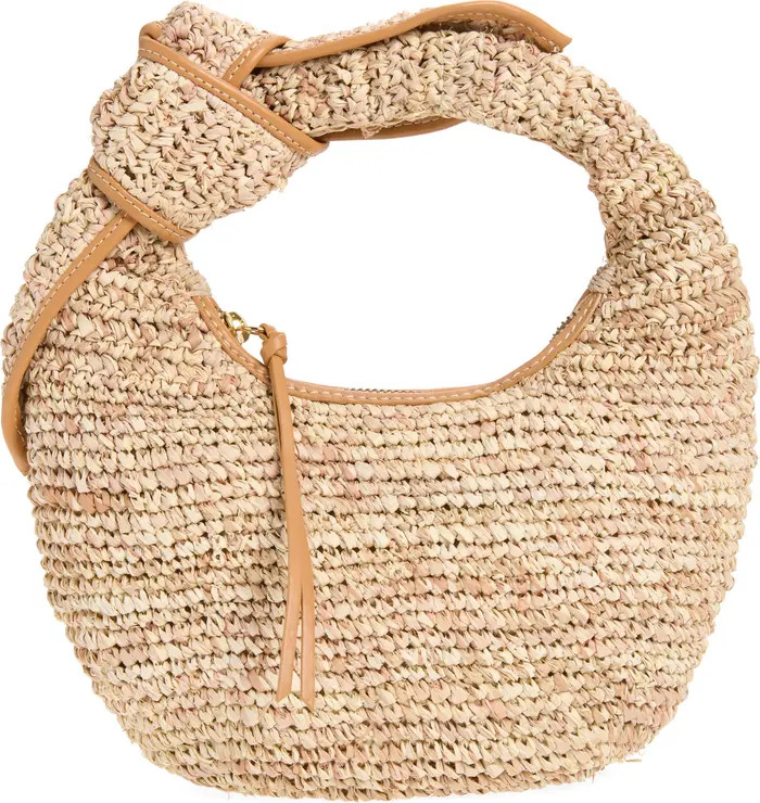 POOLSIDE The Josie Raffia Knot Bag | Nordstrom | Nordstrom