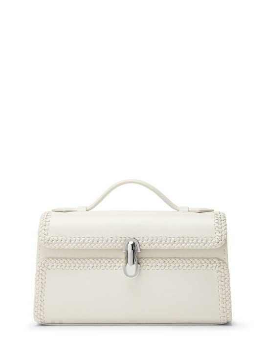 The Symmetry woven-edge smooth leather | Luisaviaroma