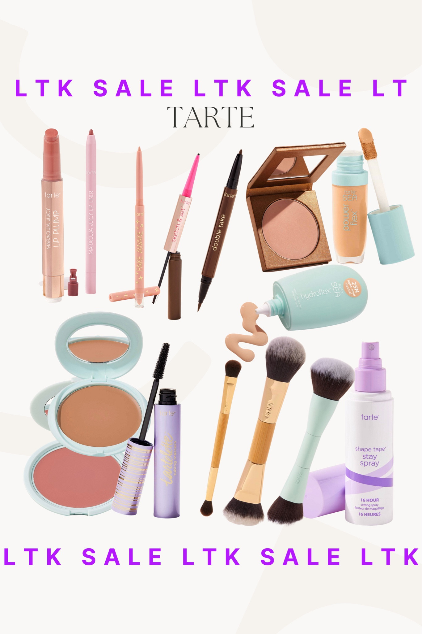 LTK sale includes all our favorite Tarte products!! 

Tarte on sale, LTK sale, makeup sale, beauty essentials, spring makeup, betterwithchardonnay, Steph Joplin 

#LTKsalealert #LTKSpringSale #LTKbeauty