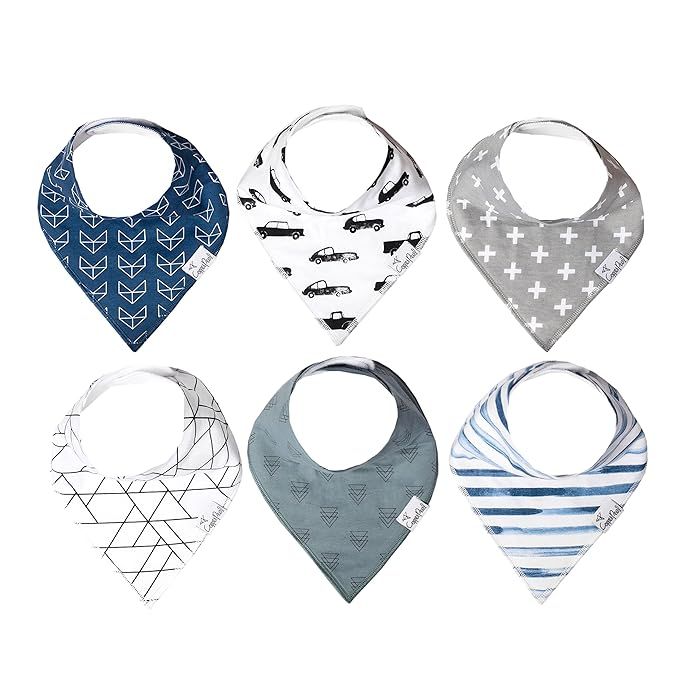 Copper Pearl Baby Bandana Drool Bibs for Drooling and Teething 6 Pack Gift Set For Boys “Hawk | Amazon (US)