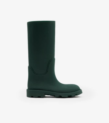 Rubber Marsh High Boots in Vine - Men | Burberry® Official | Burberry (US)
