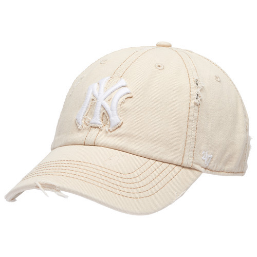 47 Brand Mens 47 Brand Yankees Weathered 47 Clean Up Cap - Mens Beige/Multi Size One Size | Foot Locker (US)
