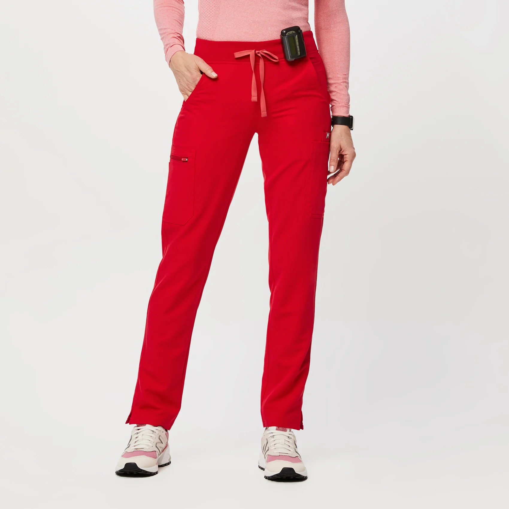 Women’s Yola™ Skinny Scrub Pants 2.0 - Pop Red · FIGS | FIGS