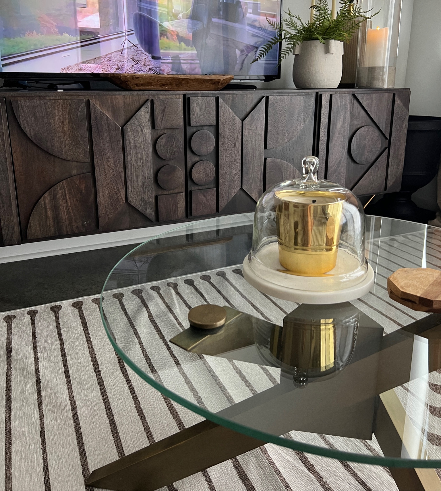 Loving my interior. So happy to be back in my apartment and knowing it’s safe after mold remediation. I love this washable rug as it’s important that all porous materials in your home can be washed! #cleaning #healthyhome #safeproducts #ecofriendly 

#LTKsalealert #LTKhome #LTKunder100