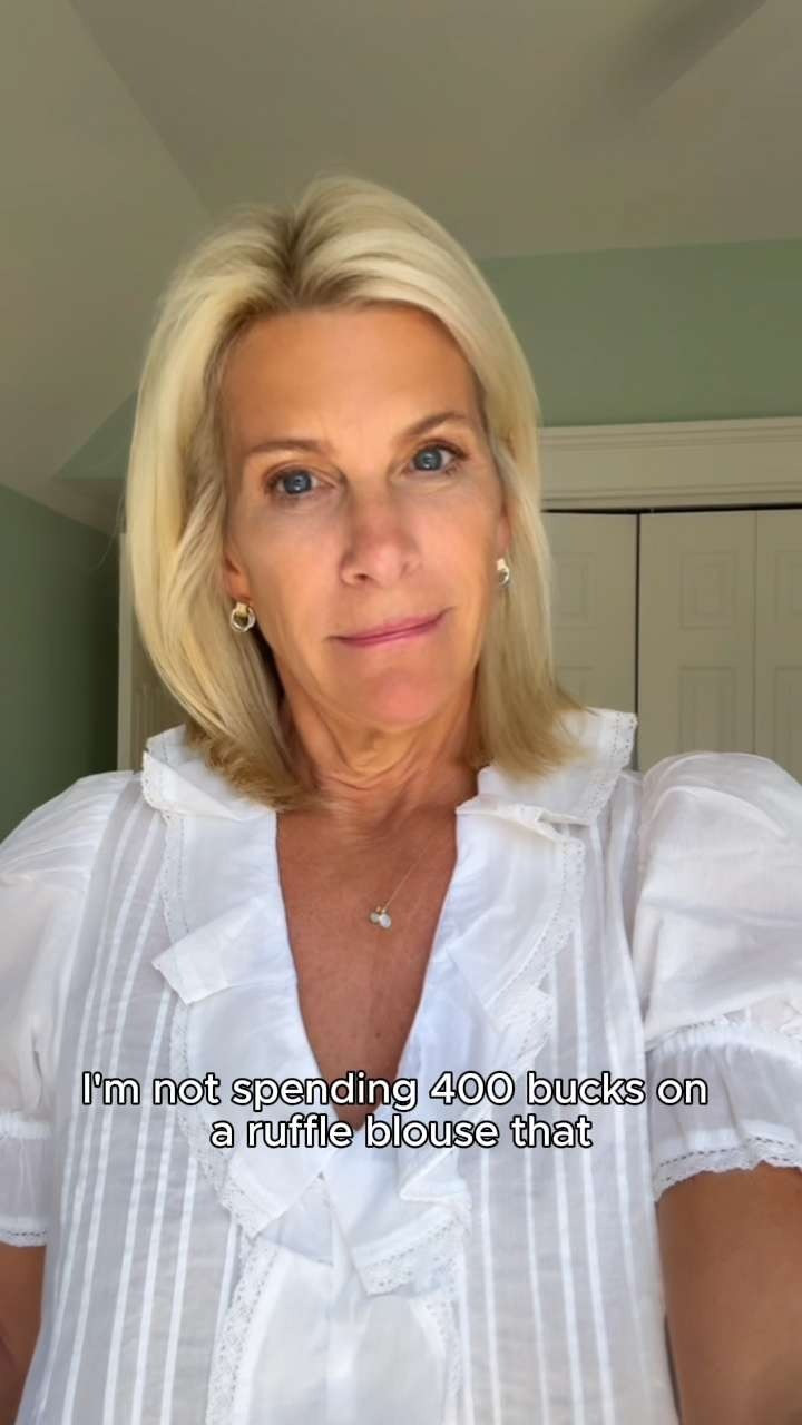 The sun came out, my mood improved immediately, and I finally got to wear this blouse.

I originally saw a similar version for almost $400 and thought absolutely not. Then I found this one for $69 and honestly? I like it just as much. That's the beauty of getting dressed. Mix the affordable pieces with the investment pieces and make it your own.

You don't have to spend a fortune to have great style. 

 #LTKdayinmylife #LTKgrwm #LTKootd