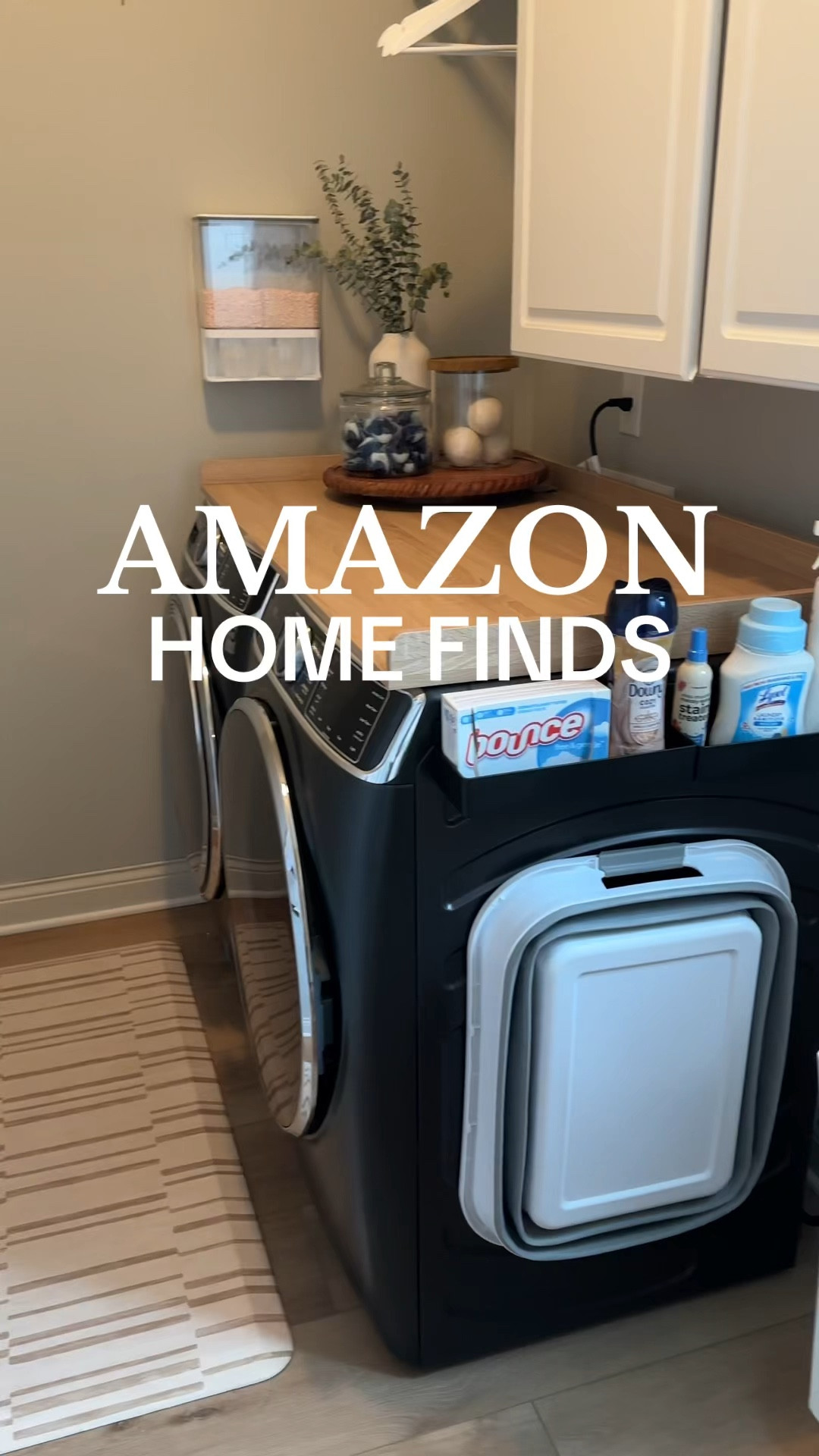 amazon home find small space laundry room organization! 

#LTKHome