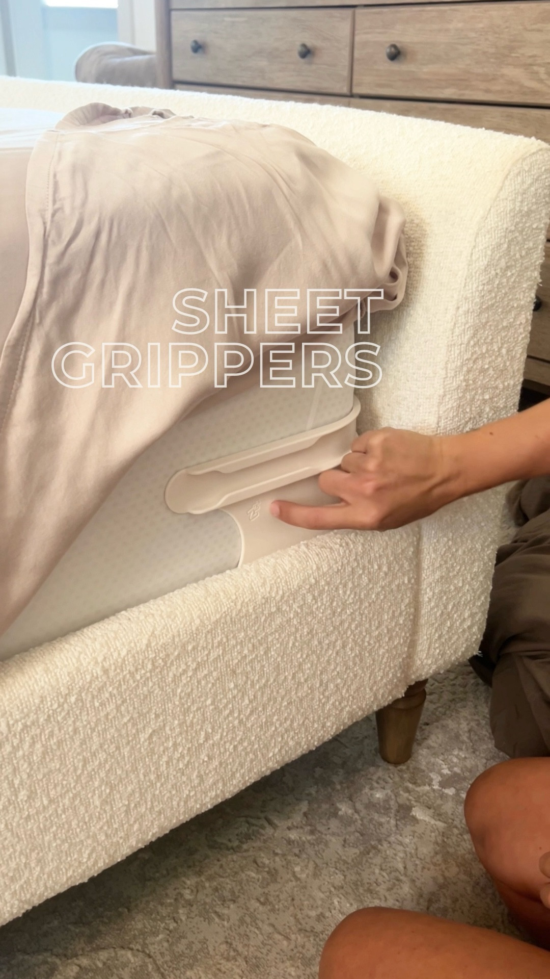 10/10 recommend these grippers if your sheets are always coming loose! 🙌🏼

#LTKFamily #LTKHome #LTKStyleTip