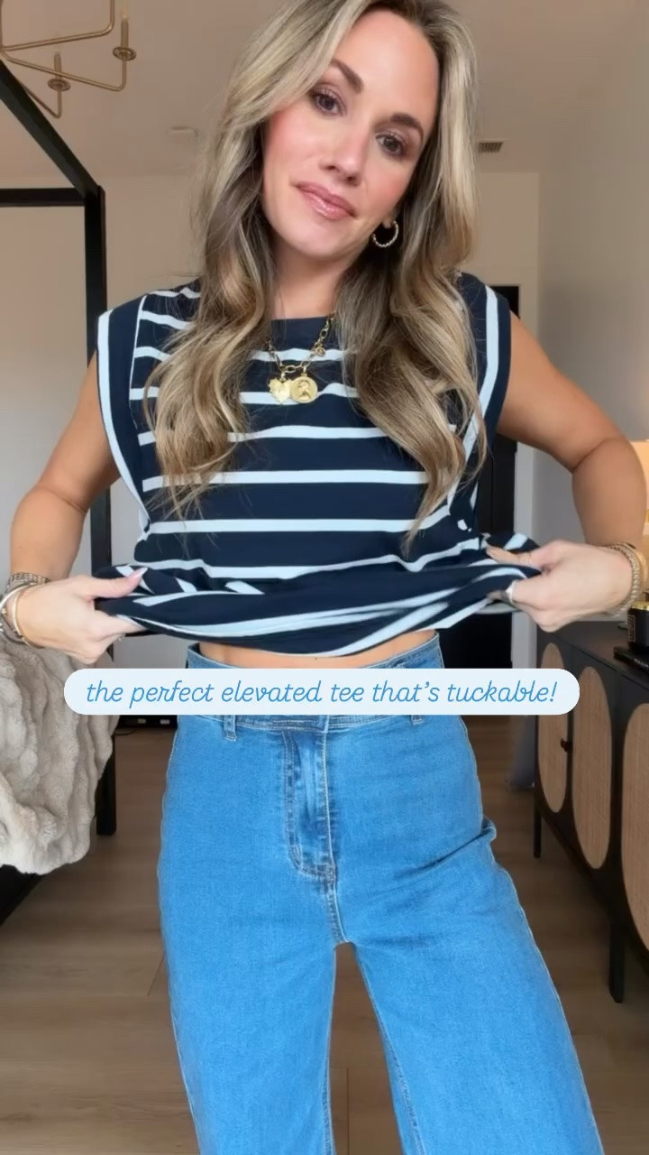 the perfect elevated tee that’s tuckable and a top I grab weekly! so many colors in this top too 🙌

#LTKootd #LTKgrwm #LTKmomlife