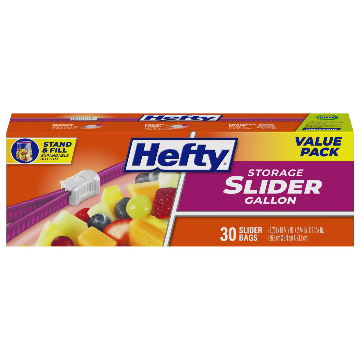 Hefty Gallon Food Storage Slider Bag - 30ct | Target
