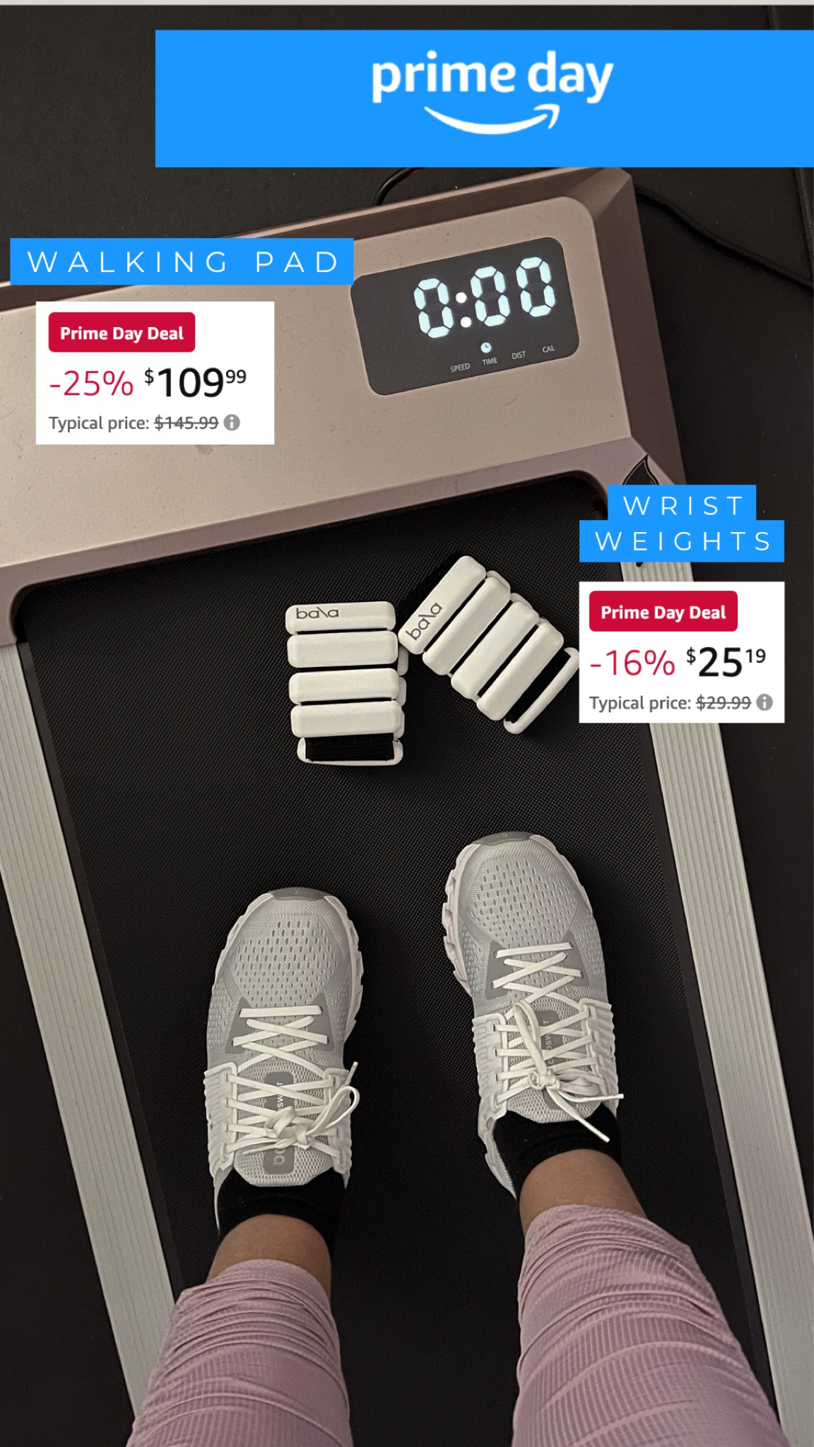 Prime day sales! Fitness edition

Walking pad, bala bangles, wrist weights, Amazon finds, Amazon fitness, Amazon prime, prime day finds, Amazon sale

#LTKFitness #LTKSaleAlert #LTKHome