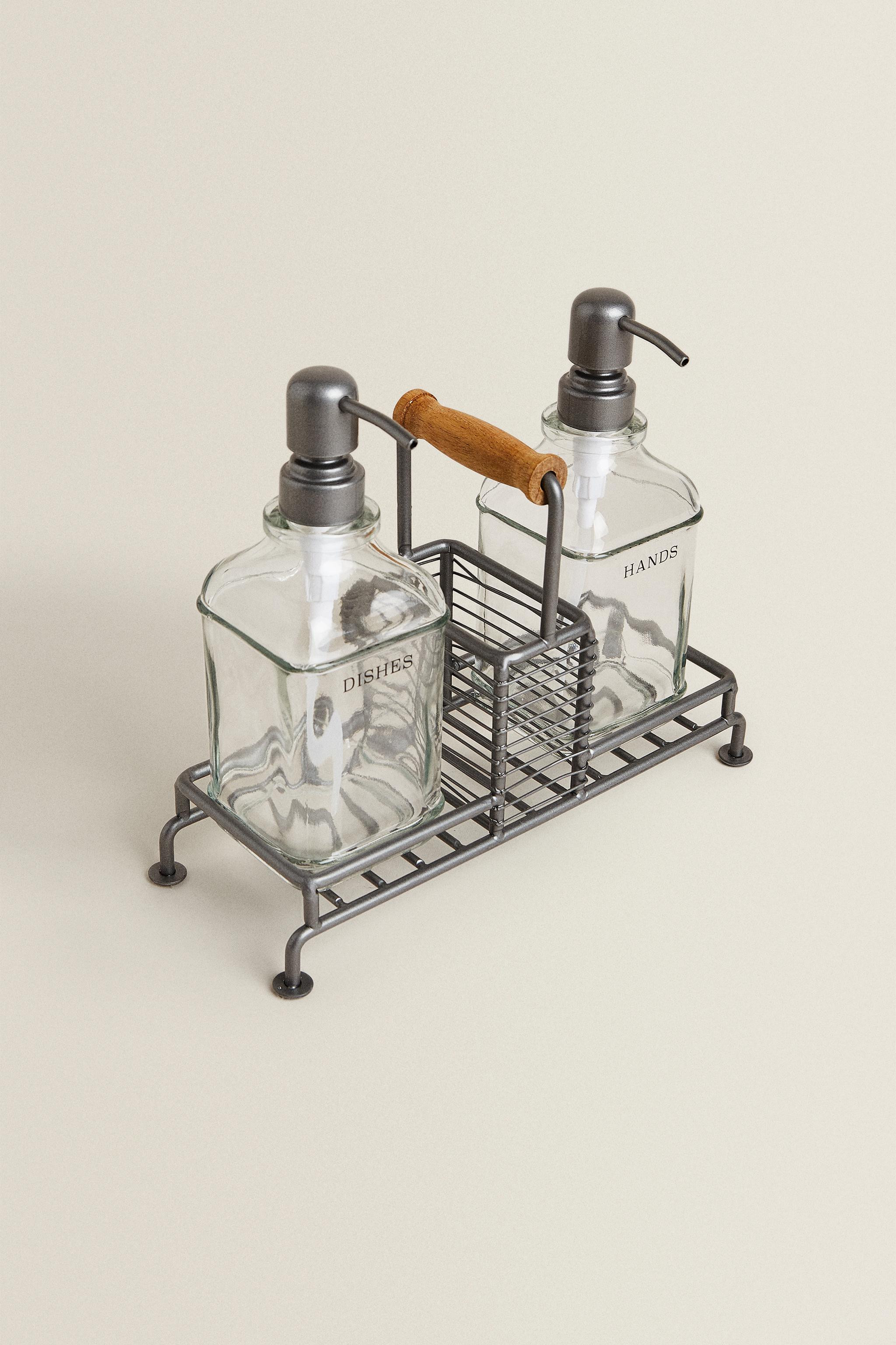 DOUBLE KITCHEN DISPENSER WITH STAND | Zara UK