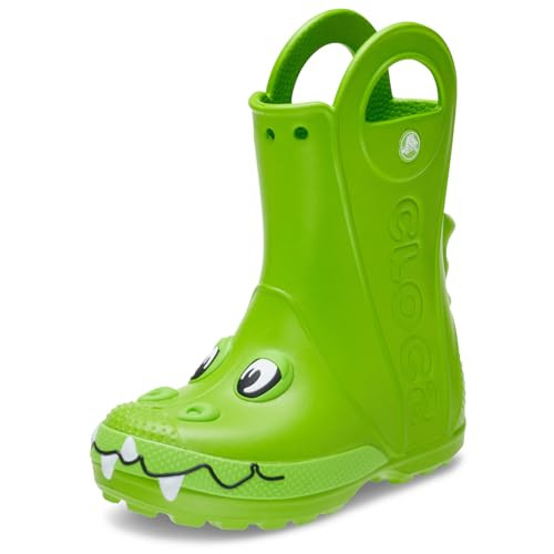 Crocs Unisex-Child Handle It Rain Boots (Toddler) Crocs Green 10 Toddler Medium | Amazon (US)