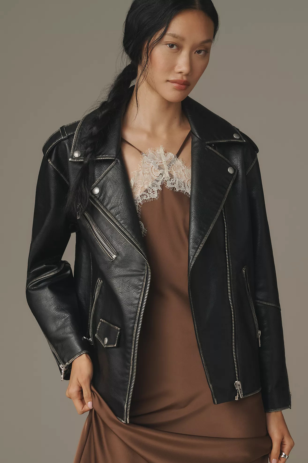 BLANKNYC Still Mine Faux Leather Moto Jacket | Anthropologie (US)