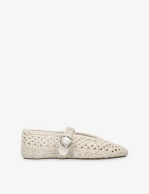 Alara Woven Ballet Flats | Selfridges